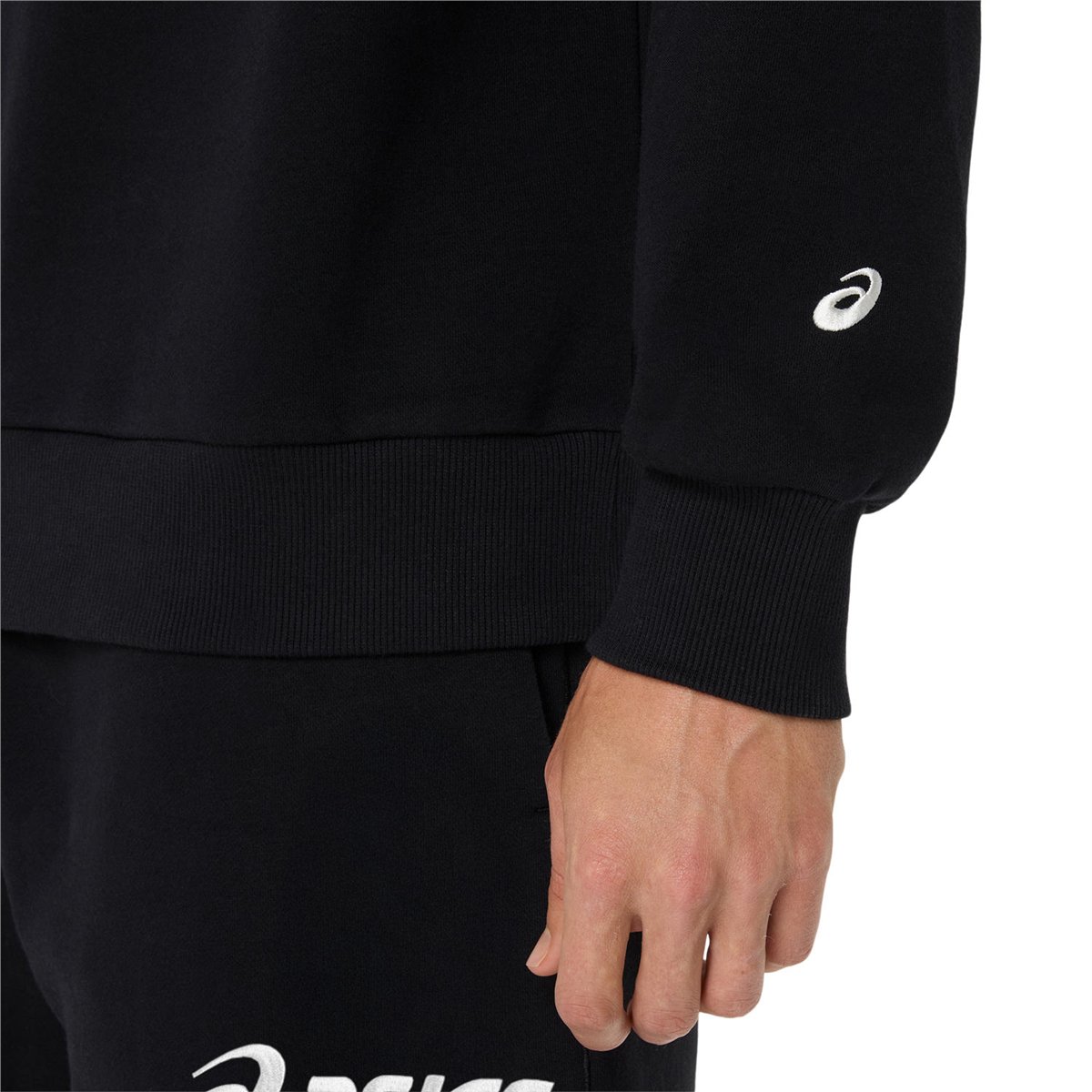 ASICS LOGO FLEECE CREW-NECK TOP