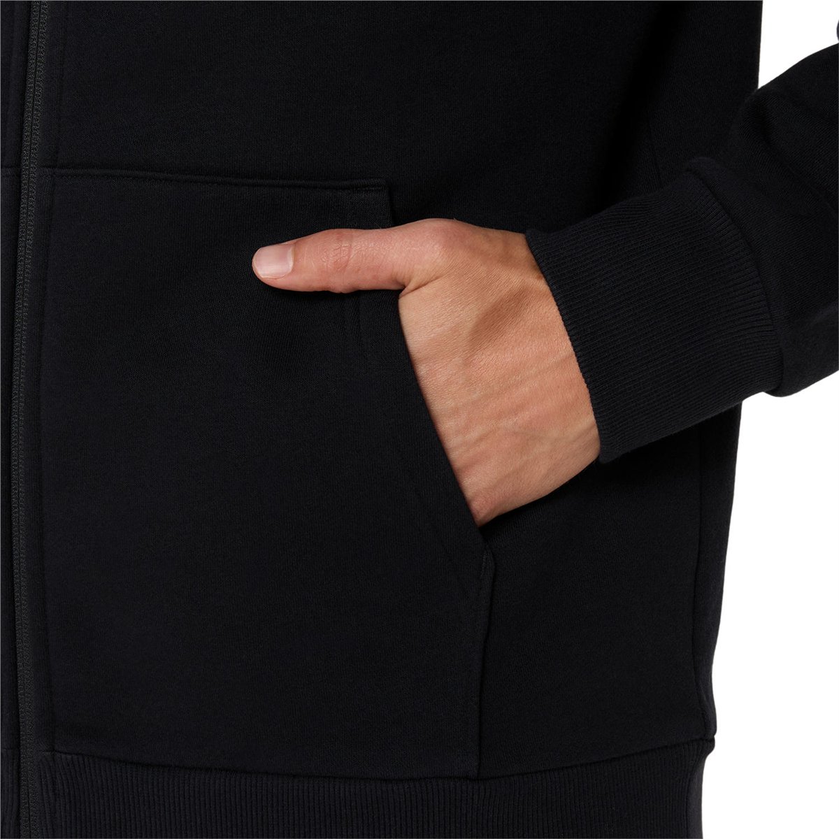 ASICS LOGO FLEECE FULL ZIP HOODIE