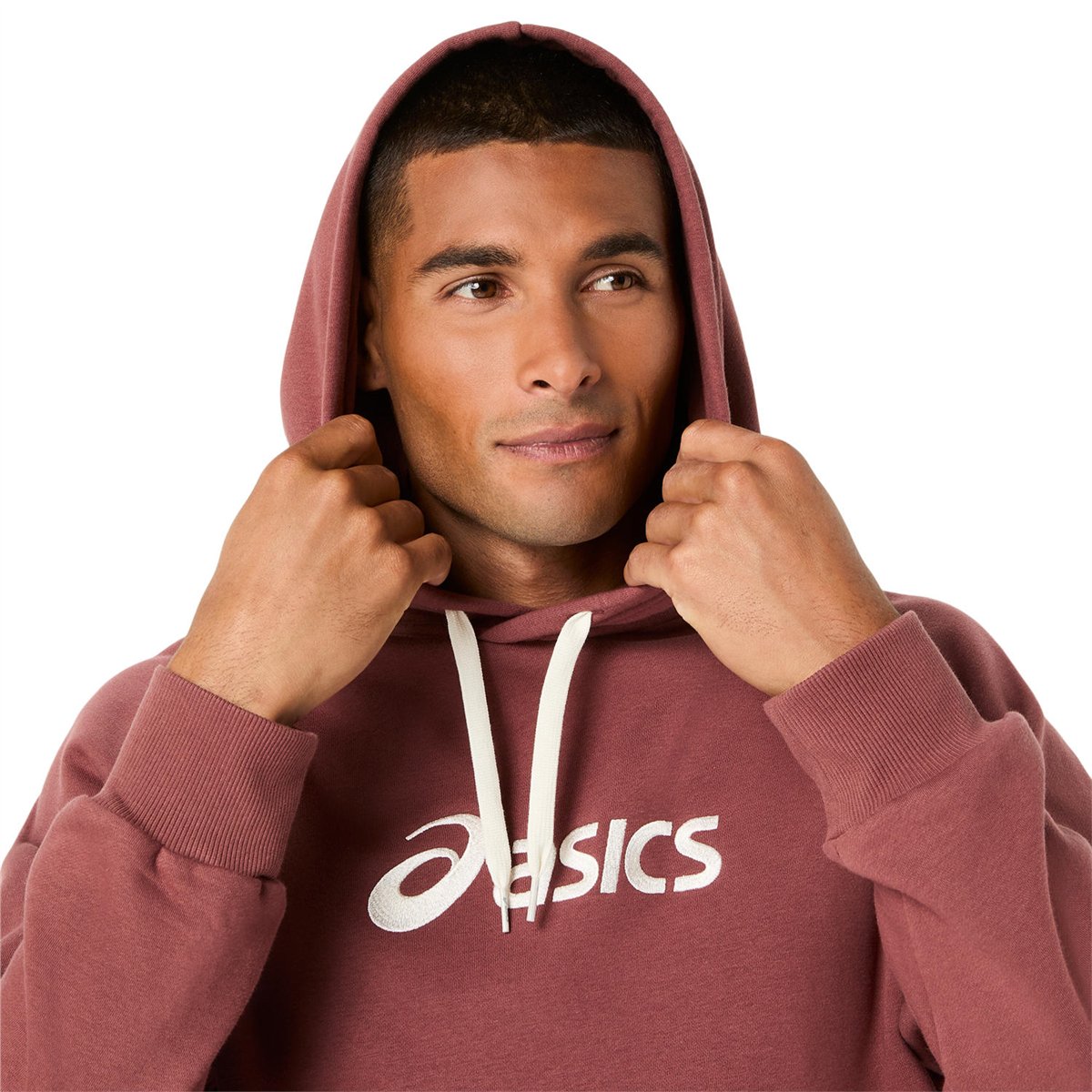 ASICS LOGO FLEECE PULLOVER HOODIE