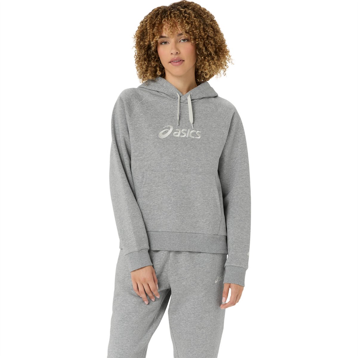 ASICS LOGO FLEECE PULLOVER HOODIE