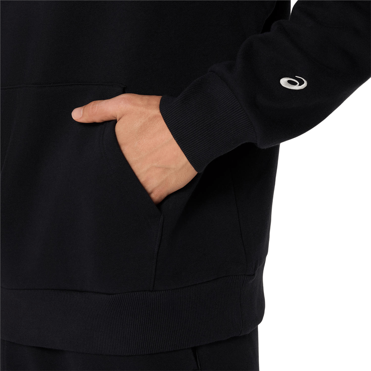 ASICS LOGO FLEECE PULLOVER HOODIE