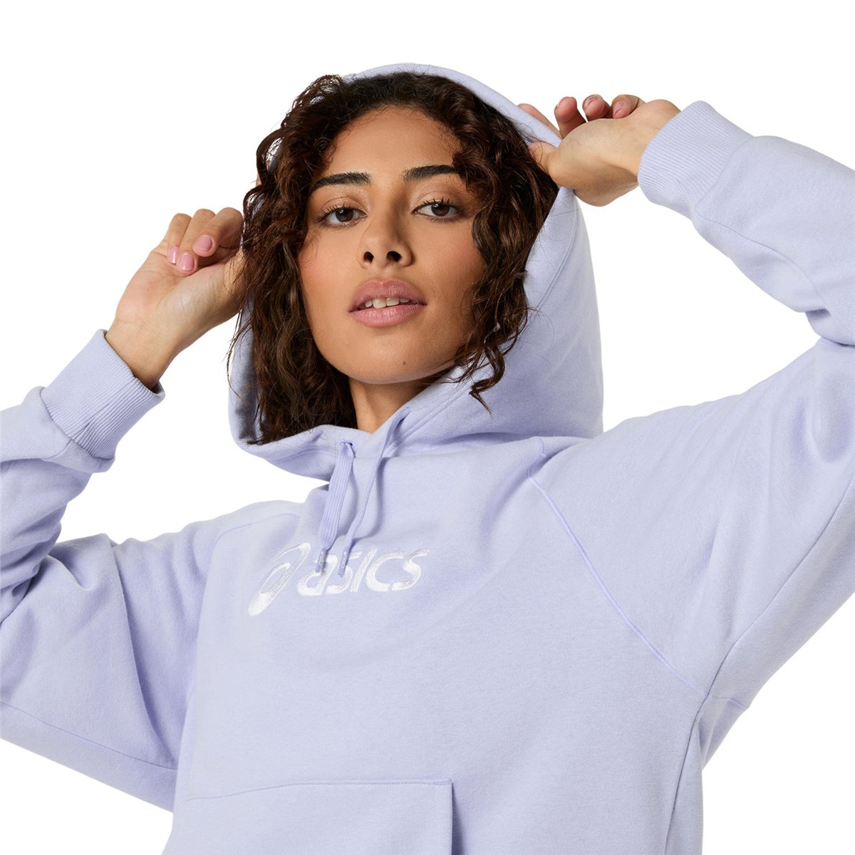 ASICS LOGO FLEECE PULLOVER HOODIE