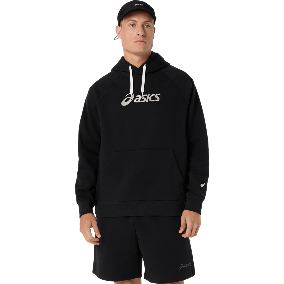 ASICS LOGO FLEECE PULLOVER HOODIE