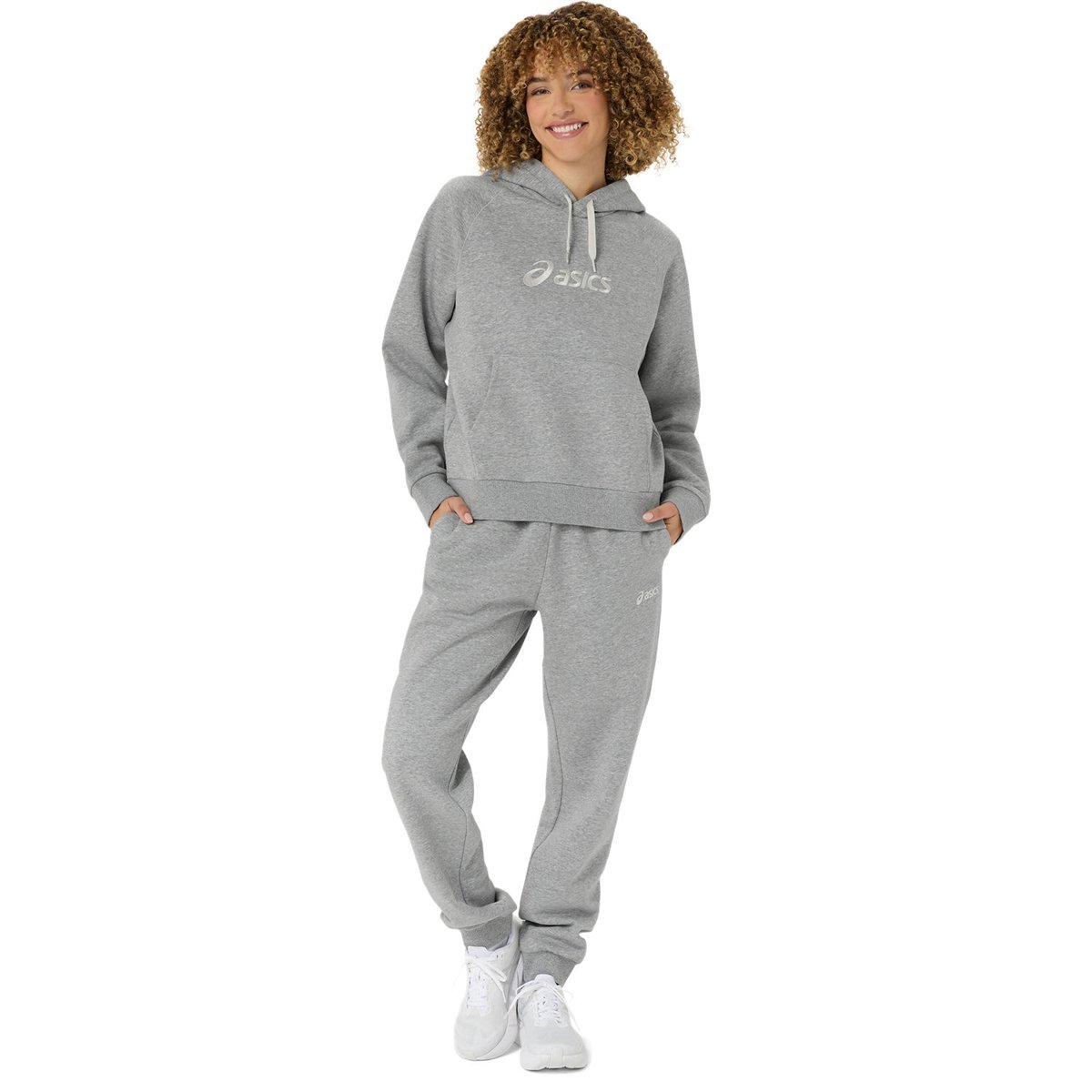 ASICS LOGO FLEECE PULLOVER HOODIE