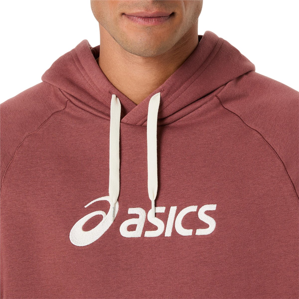 ASICS LOGO FLEECE PULLOVER HOODIE