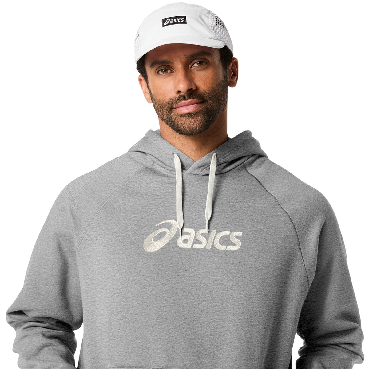 ASICS LOGO FLEECE PULLOVER HOODIE