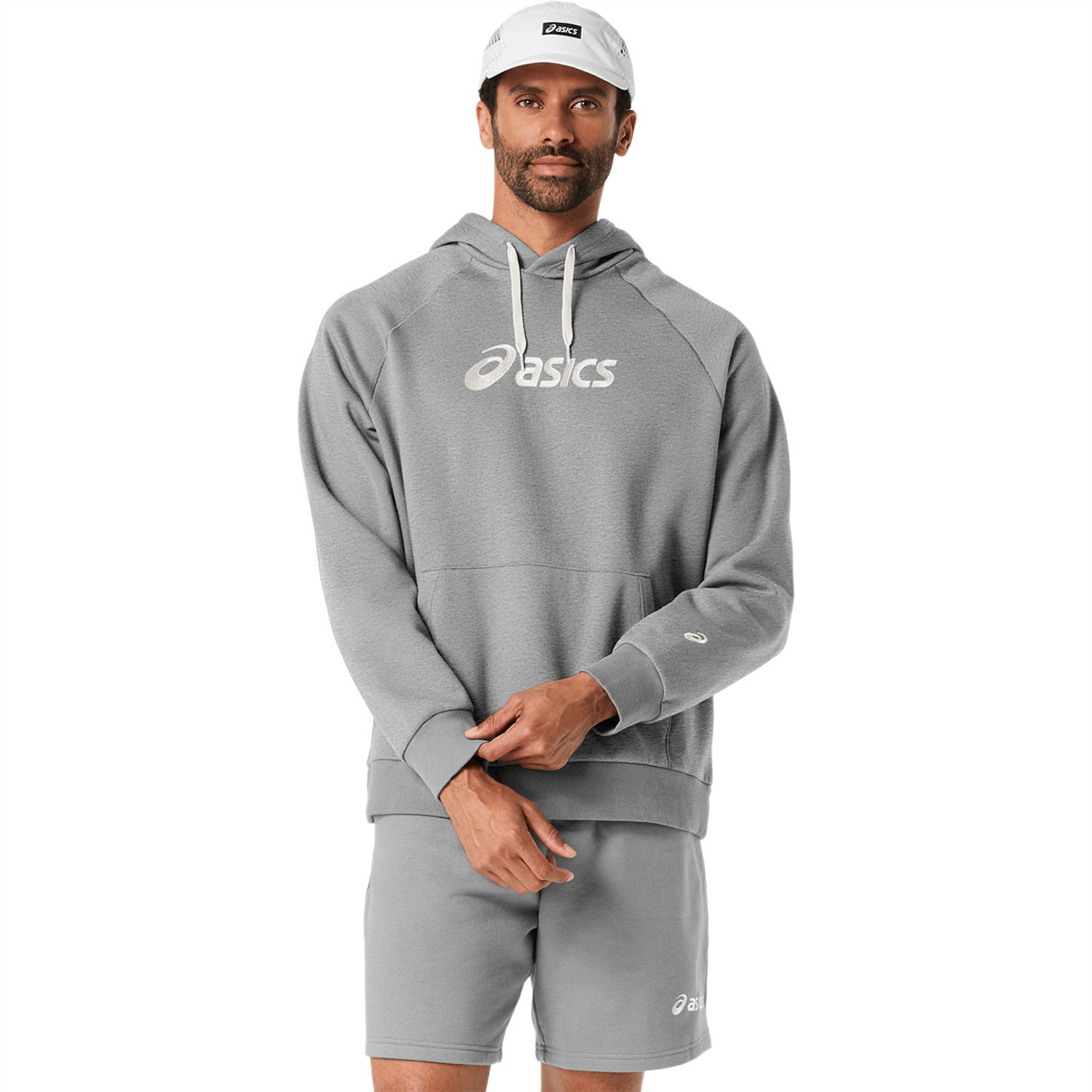 ASICS LOGO FLEECE PULLOVER HOODIE