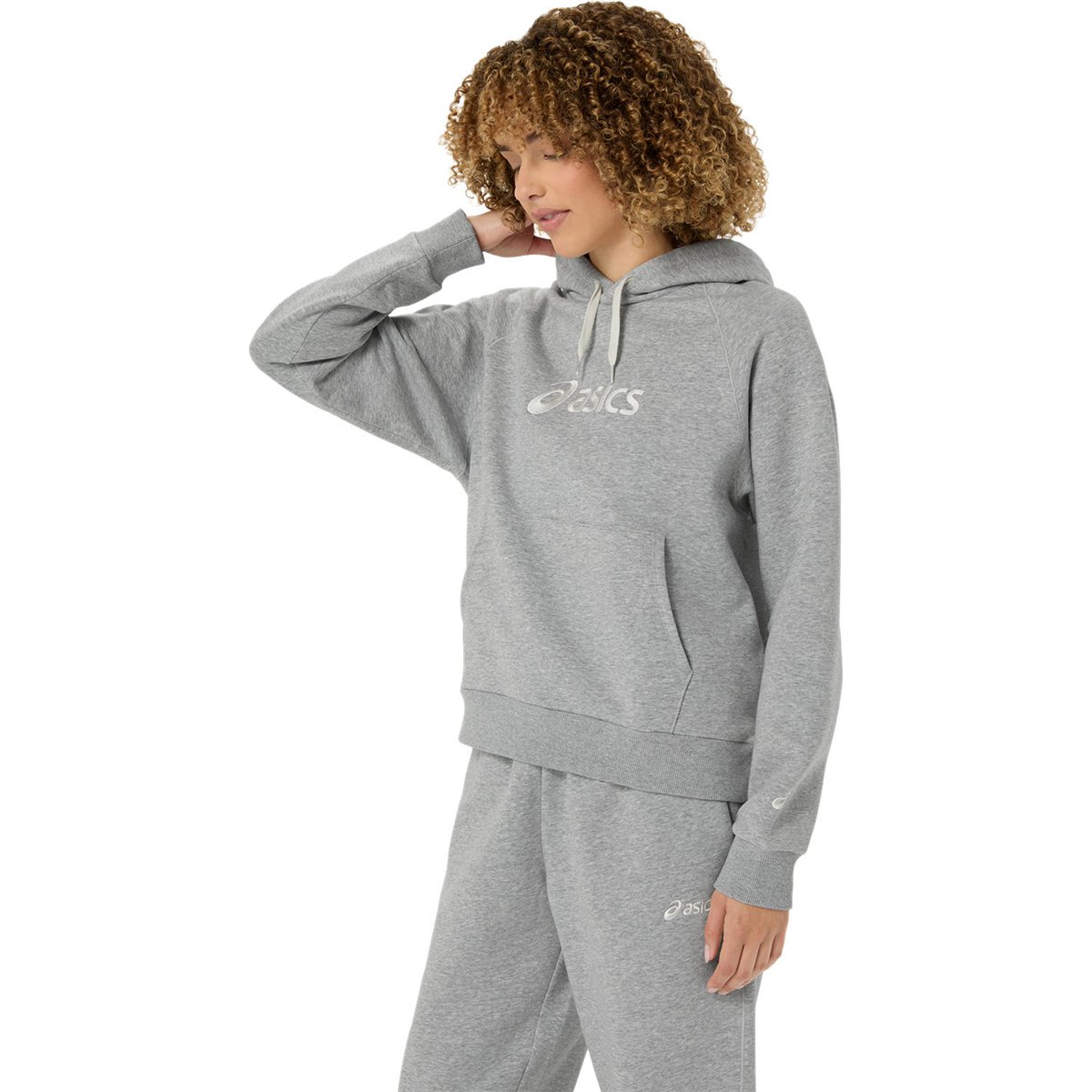 ASICS LOGO FLEECE PULLOVER HOODIE