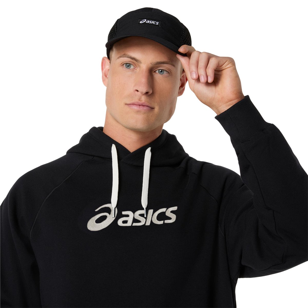 ASICS LOGO FLEECE PULLOVER HOODIE