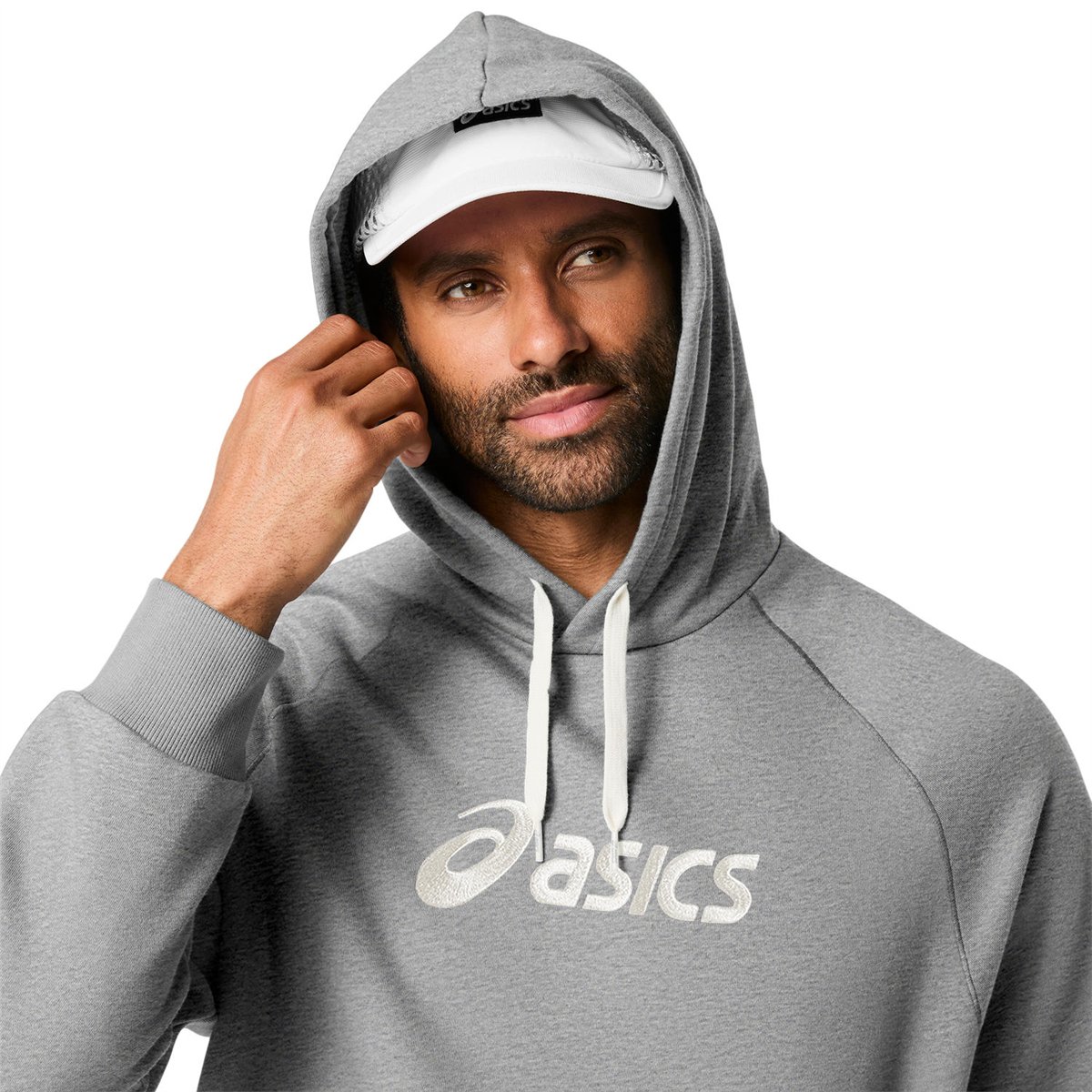 ASICS LOGO FLEECE PULLOVER HOODIE