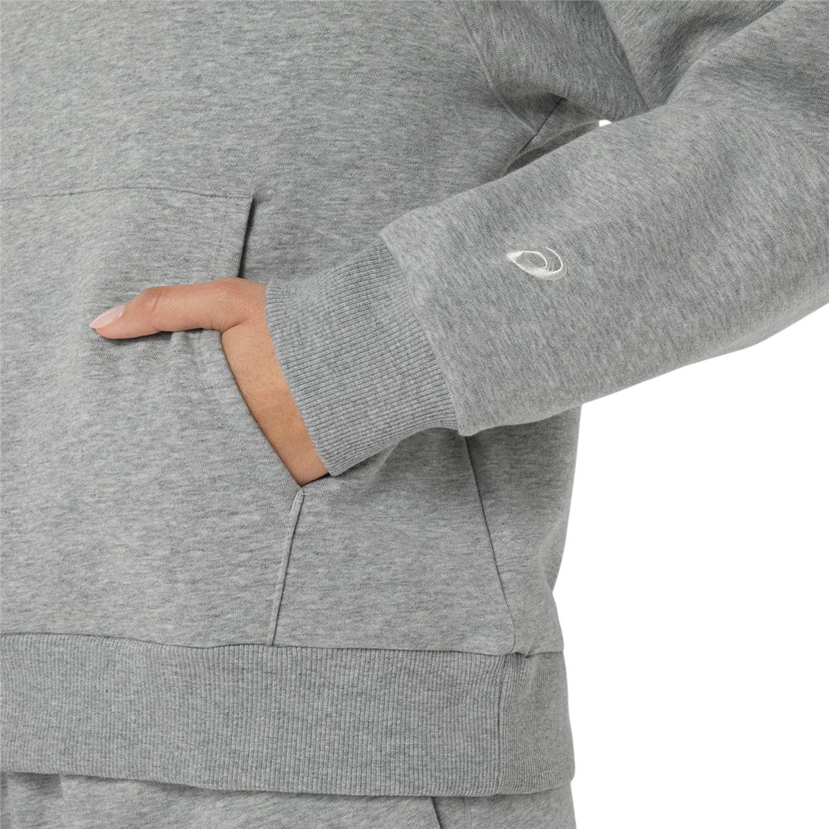 ASICS LOGO FLEECE PULLOVER HOODIE