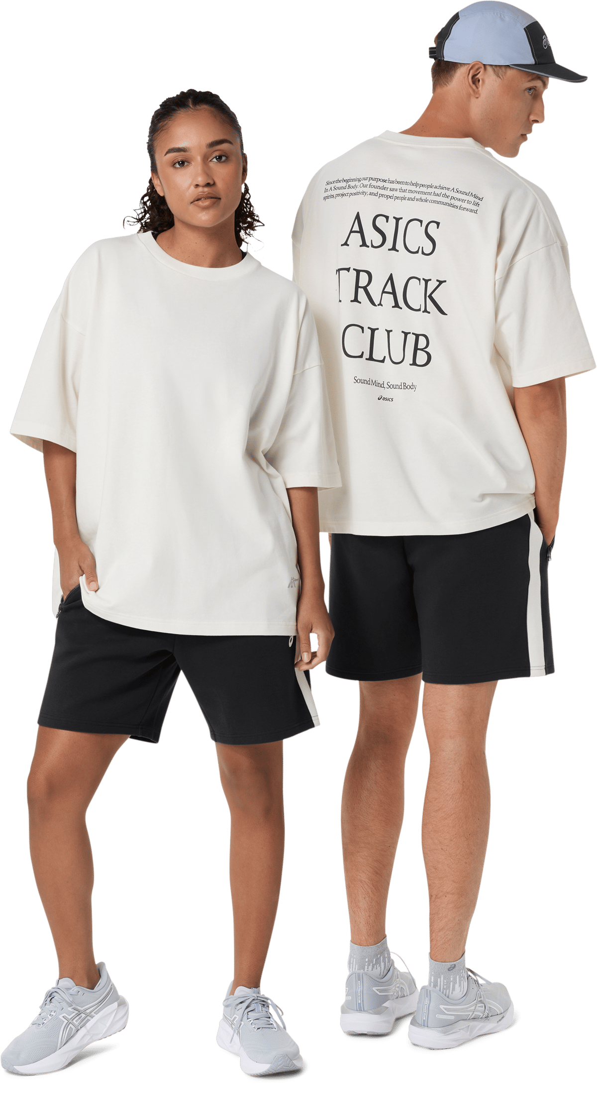 ASICS TRACK CLUB  HERITAGE RELAXED TEE