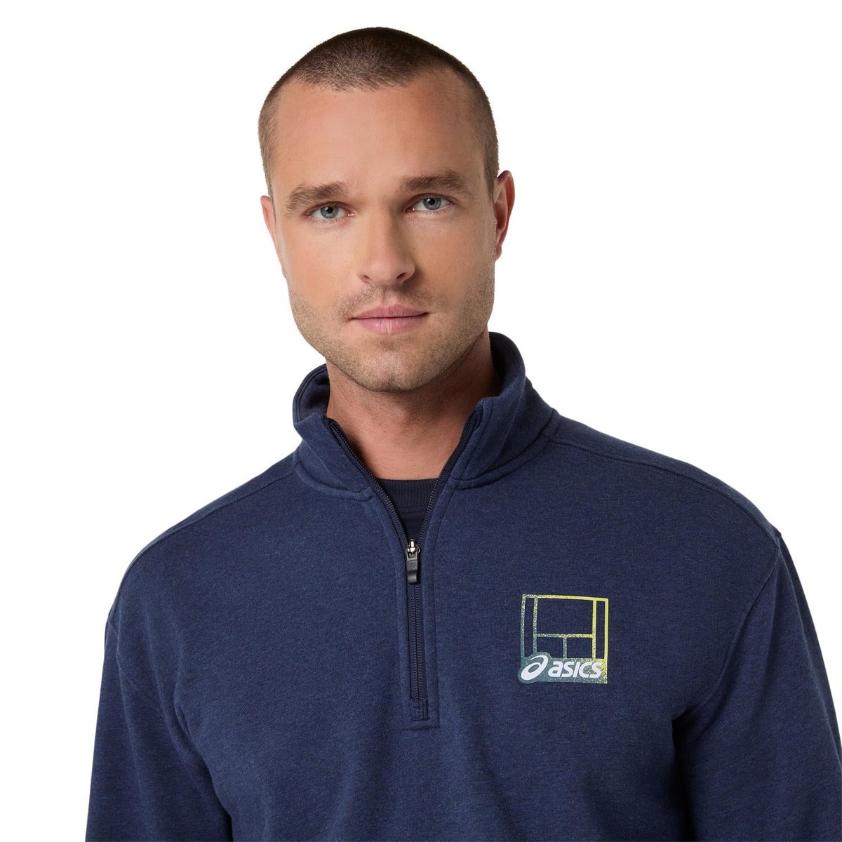 COURT CORE GRAPHIC HALF ZIP SWEATSHIRT