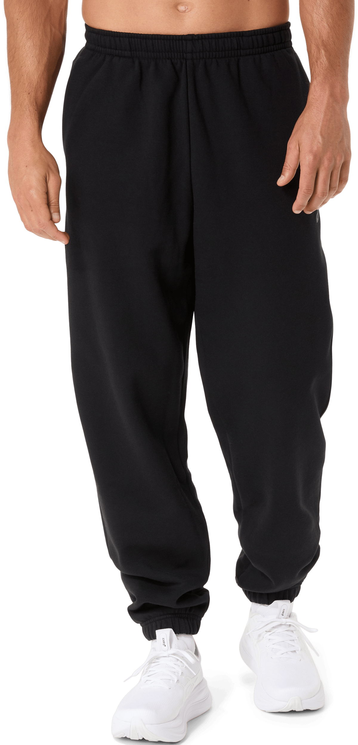 FLEECE RELAXED PANT Siyah Erkek Antrenman Pantolonu