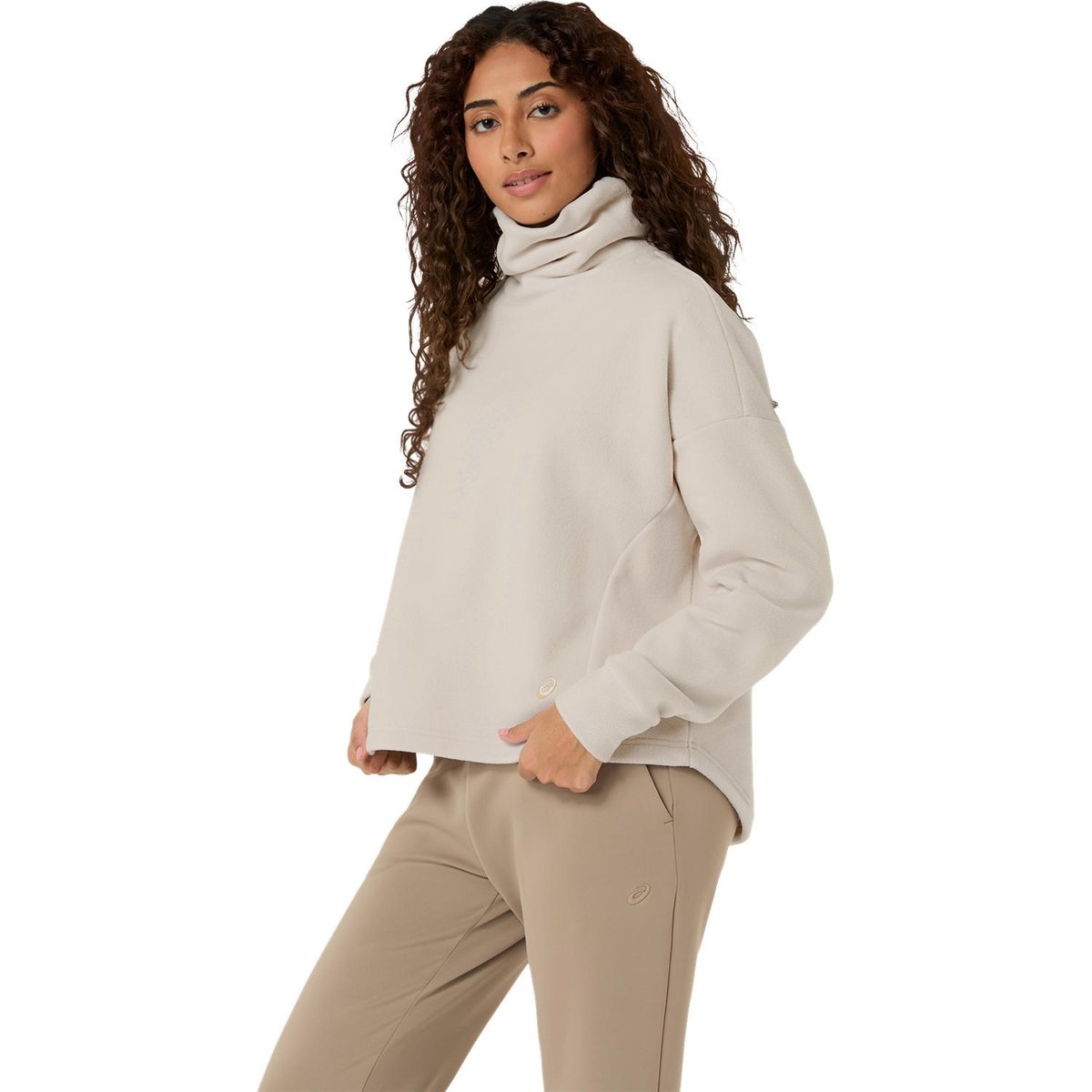 NAGINO REFINED TEXTURE FLEECE TOP
