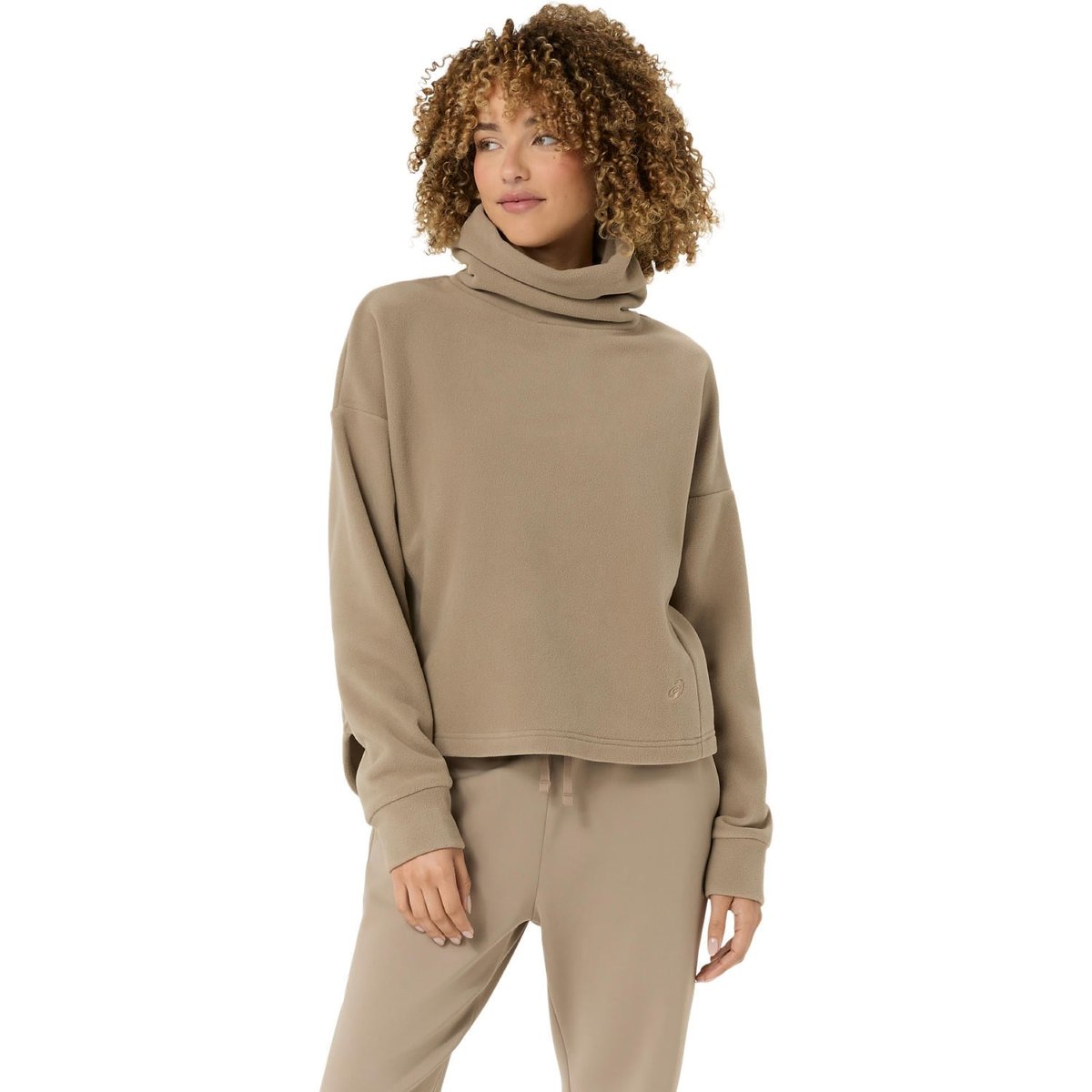 NAGINO REFINED TEXTURE FLEECE TOP