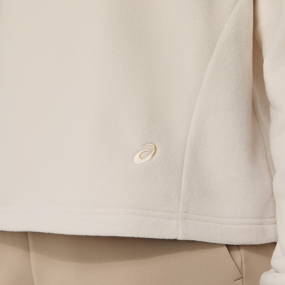 NAGINO REFINED TEXTURE FLEECE TOP