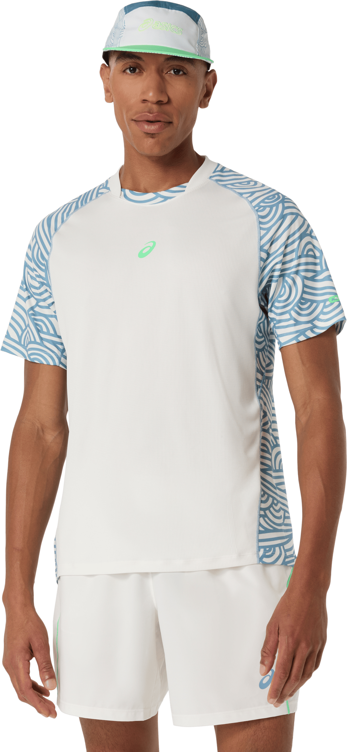 PADEL COURT ALL OVER PRINT SS TOP