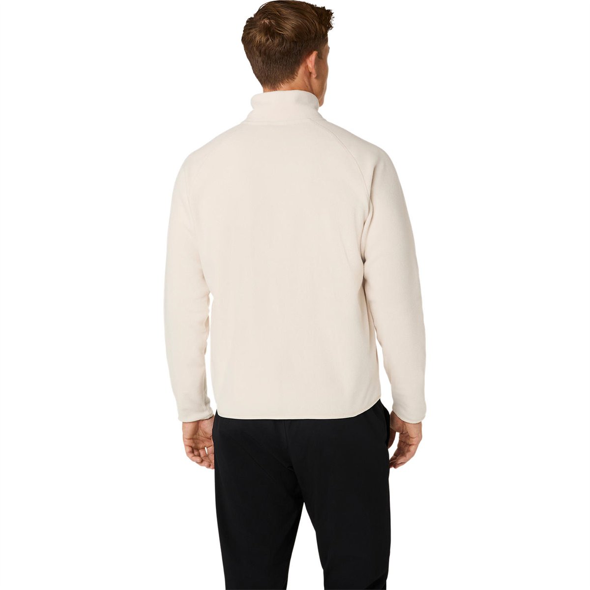REFINED TEXTURE FLEECE FULL ZIP TOP