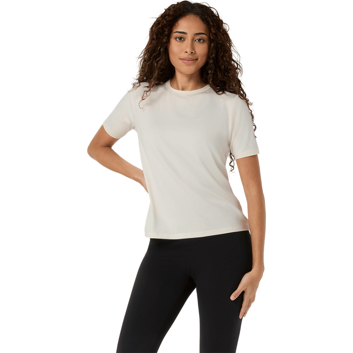 REFINED TEXTURE SHORT SLEEVE TOP