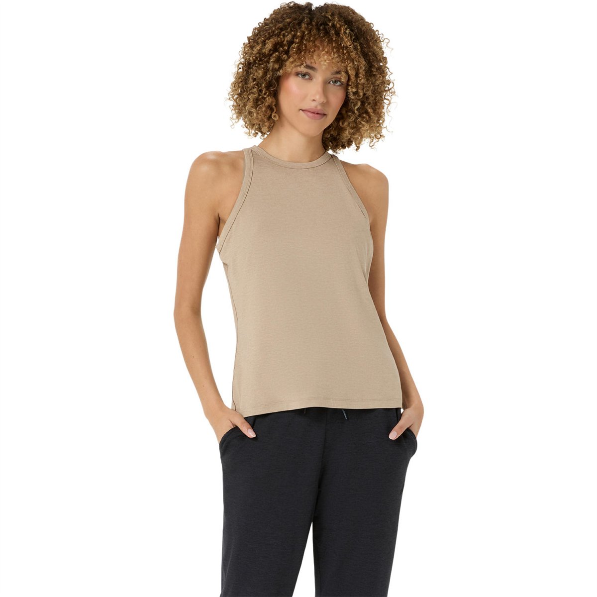 REFINED TEXTURE SLEEVELESS TOP