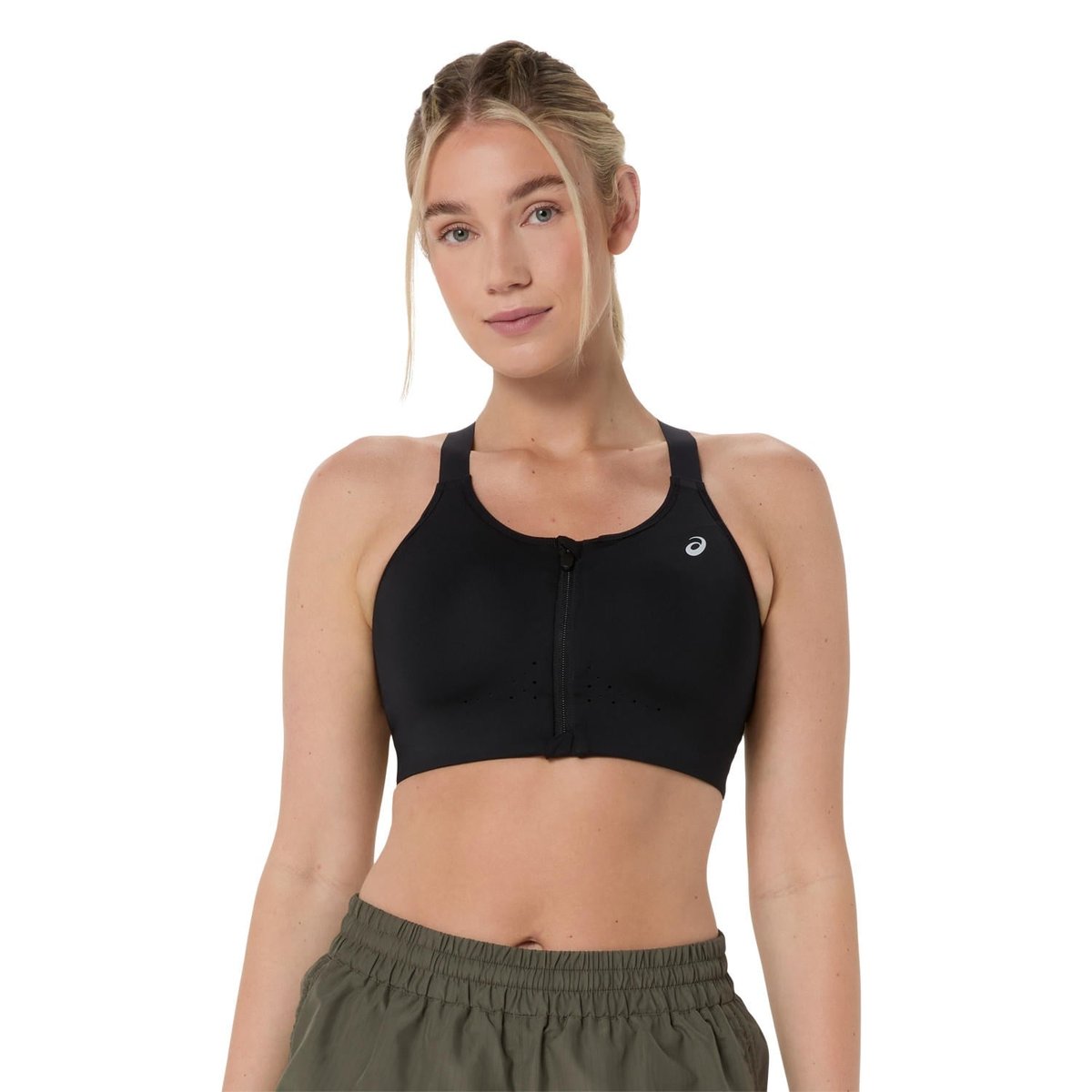 ROAD COMBINATION ZIP BRA Siyah Kadın Sporcu Sütyeni