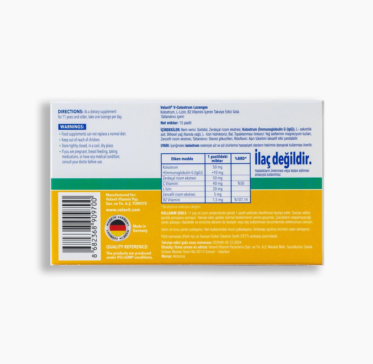 V-Colostrum Lozenges