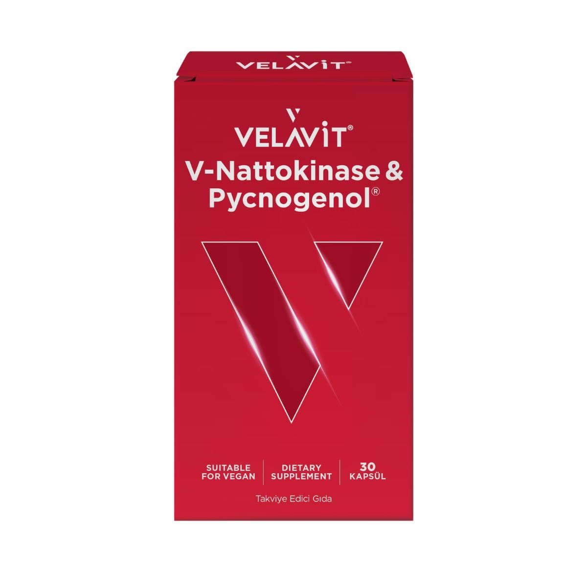 V-Nattokinase & Pycnogenol Fransız Sahil Çamı Kabuğu Ekstresi İçeren Takviye Edici Gıda