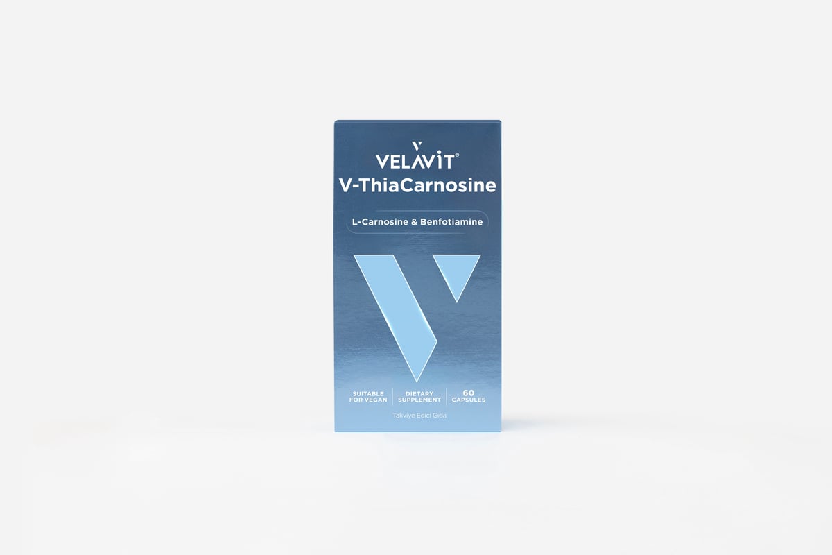 V-ThiaCarnosine L-Karnosin, Benfotiamin, Magnezyum ve B1 vitamini içeren Formül