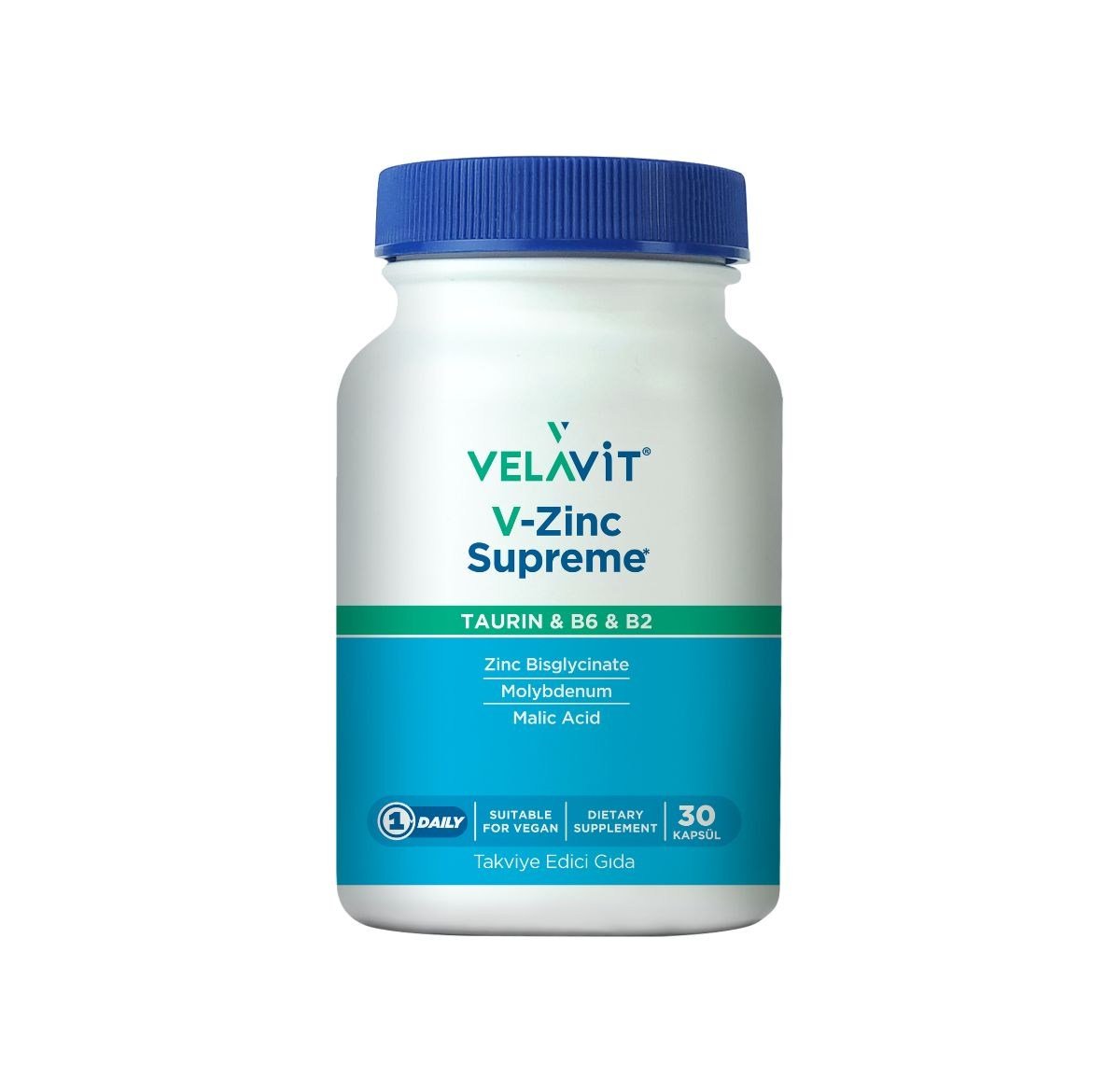 V-Zinc Supreme - Çinko, Taurin ve B Vitaminleri Içeren Takviye Edici Gıda