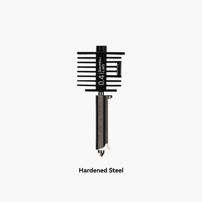 Bambu Lab A1 0.4mm Sertleştirilmiş Çelik Hotend Nozzle Seti