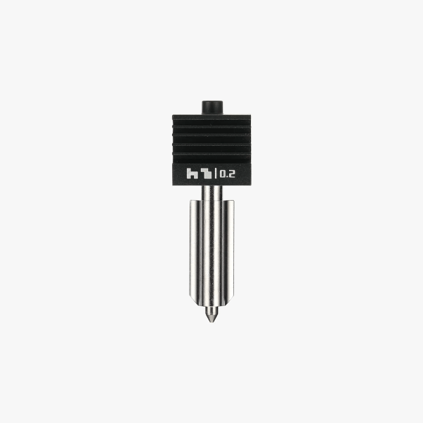 BambuLab Paslanmaz Çelik Nozullu Hotend 0.2 mm | H2D, H2D Pro, H2S, P2S