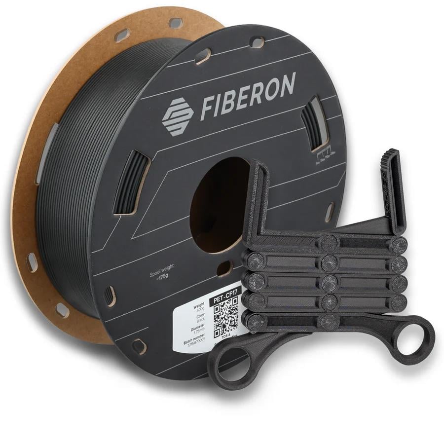 Fiberon PET-CF17 Siyah Filament