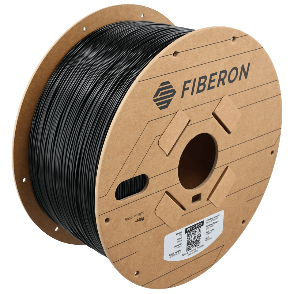 Fiberon PETG-ESD Siyah Filament 3 KG