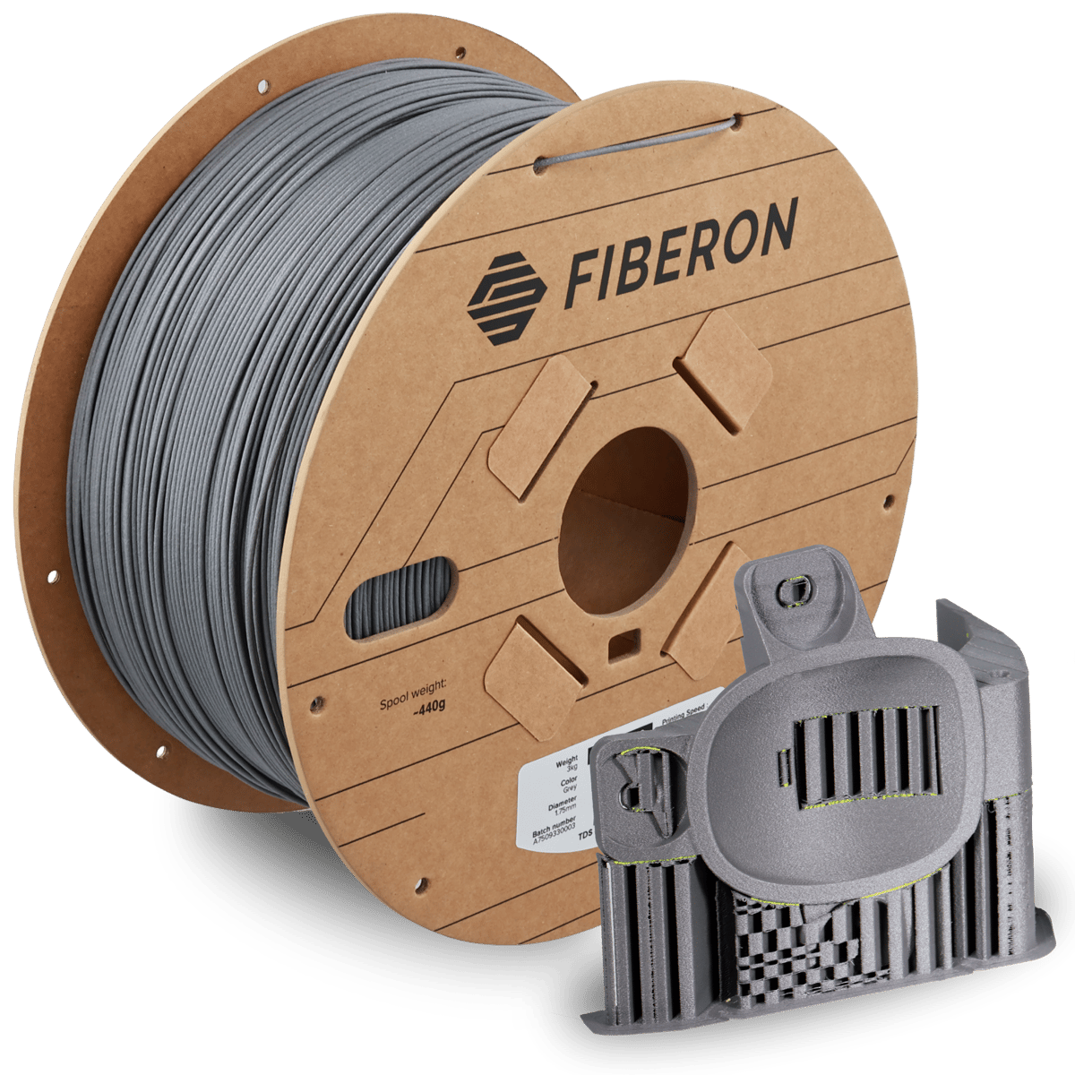 Fiberon PPS-GF20 Gri Filament 3 KG