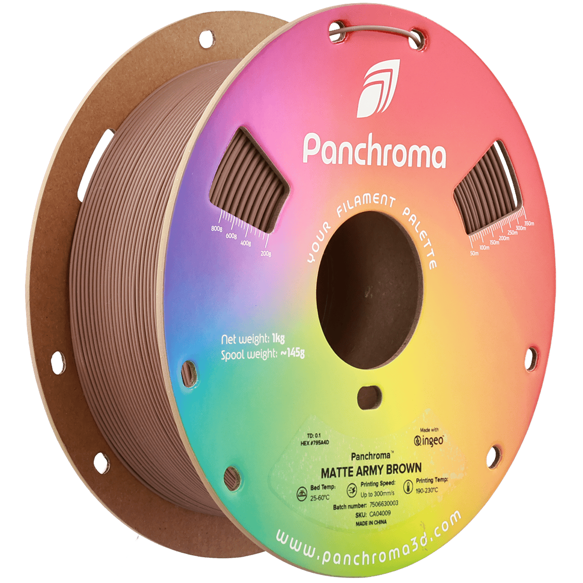 Panchroma PLA Filament Mat Askeri Kahverengi – 1 kg 1.75mm