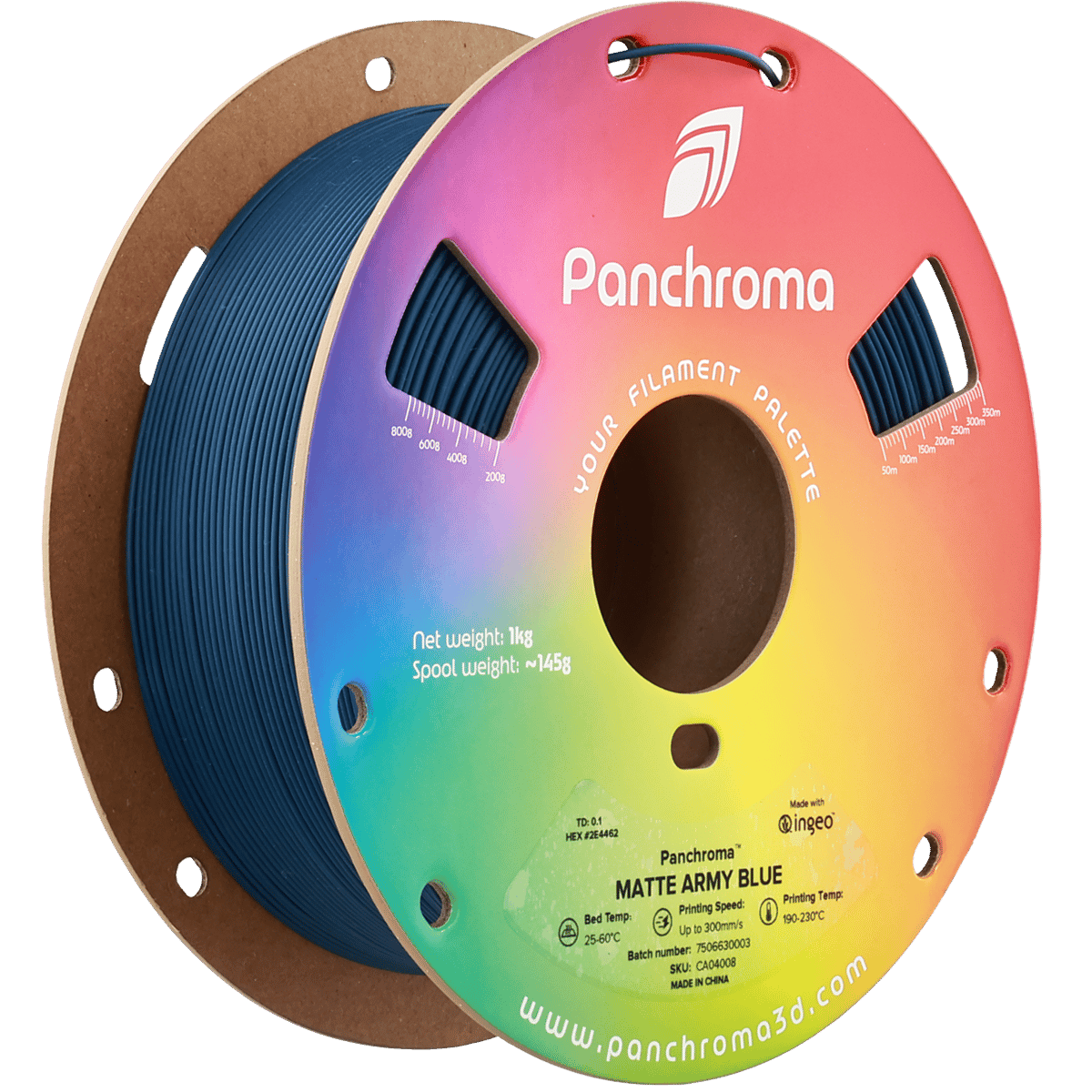 Panchroma PLA Filament Mat Askeri Mavi – 1 kg 1.75mm
