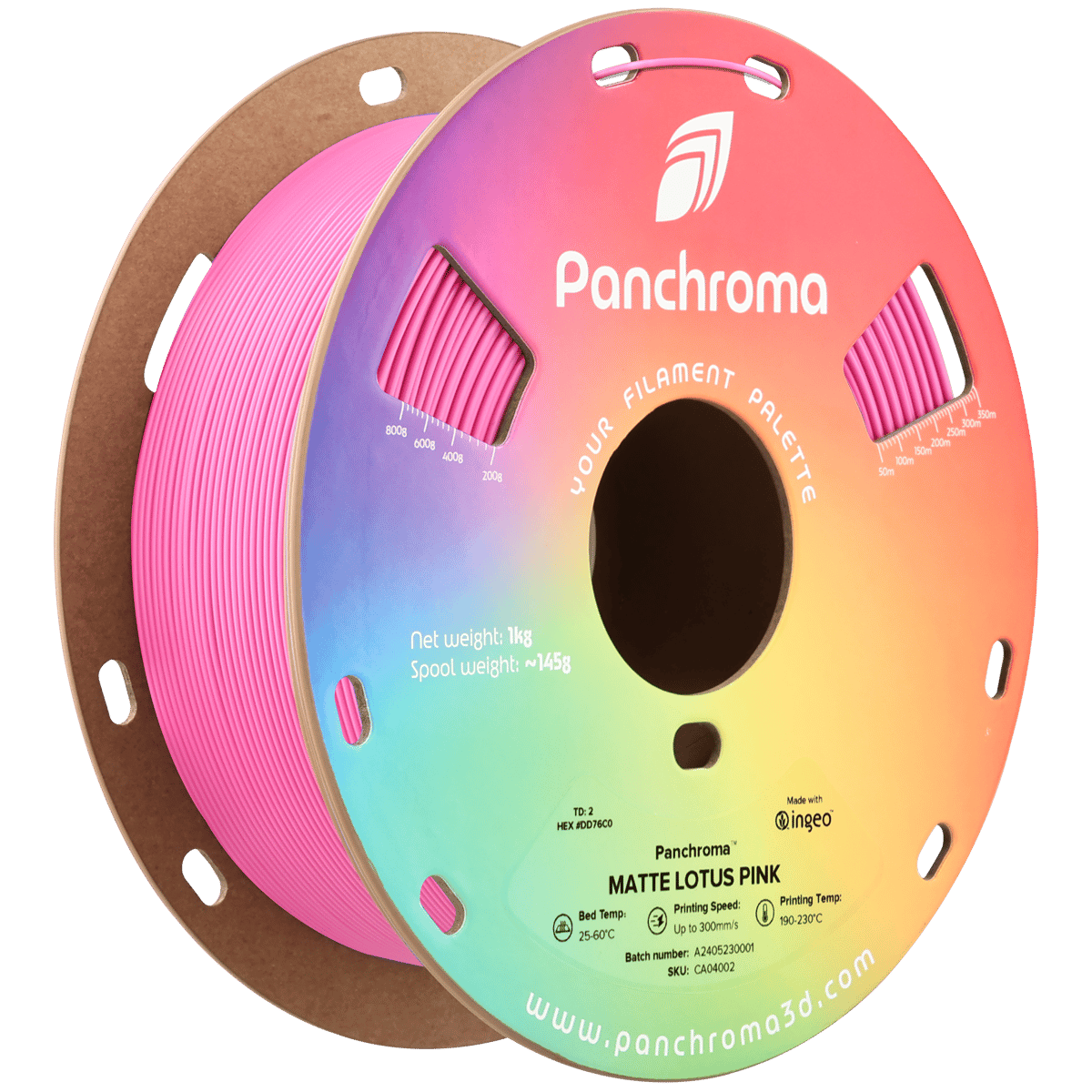 Panchroma PLA Filament Mat Nilüfer Pembe – 1 kg 1.75mm