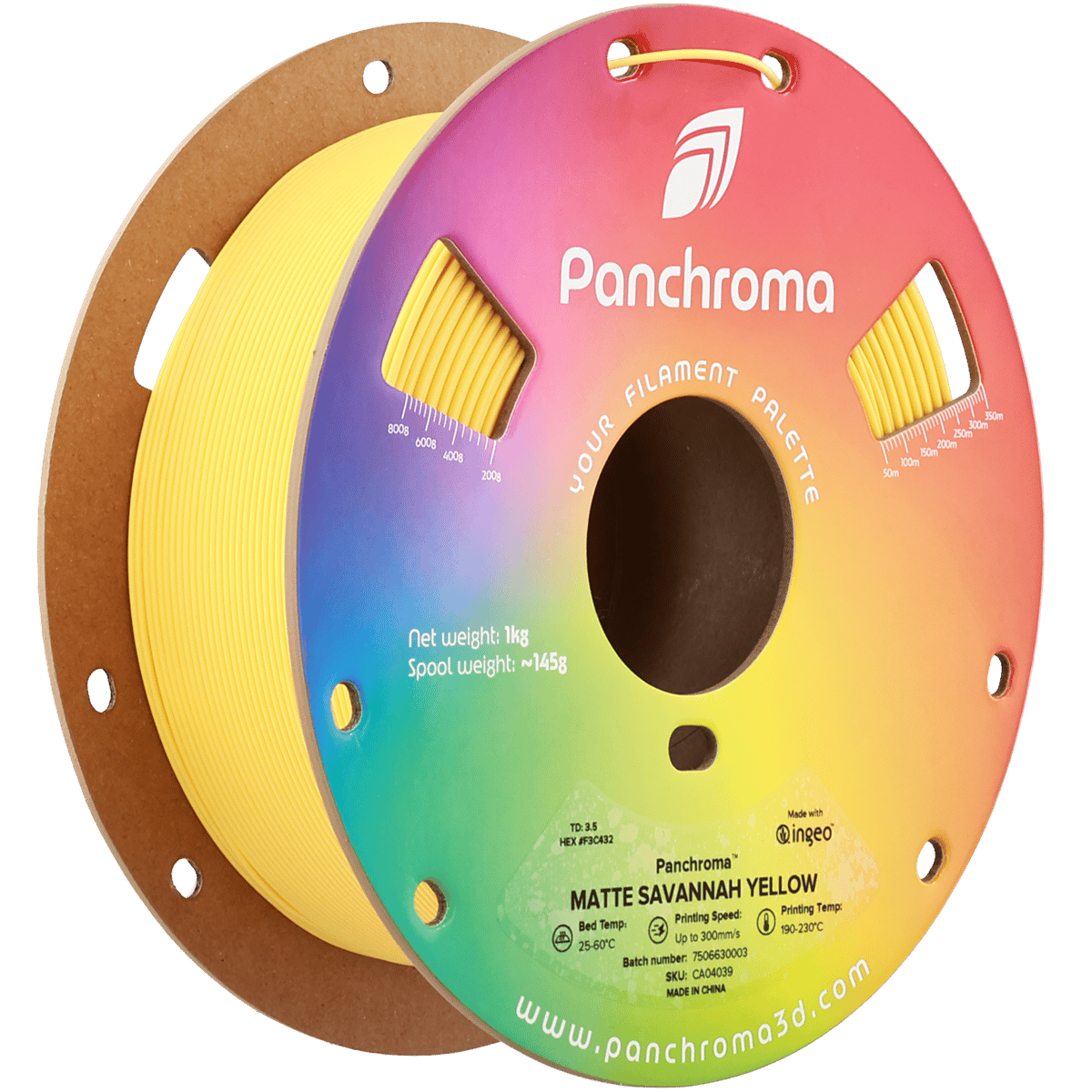 Panchroma PLA Filament Mat Savana Sarı – 1 kg 1.75mm