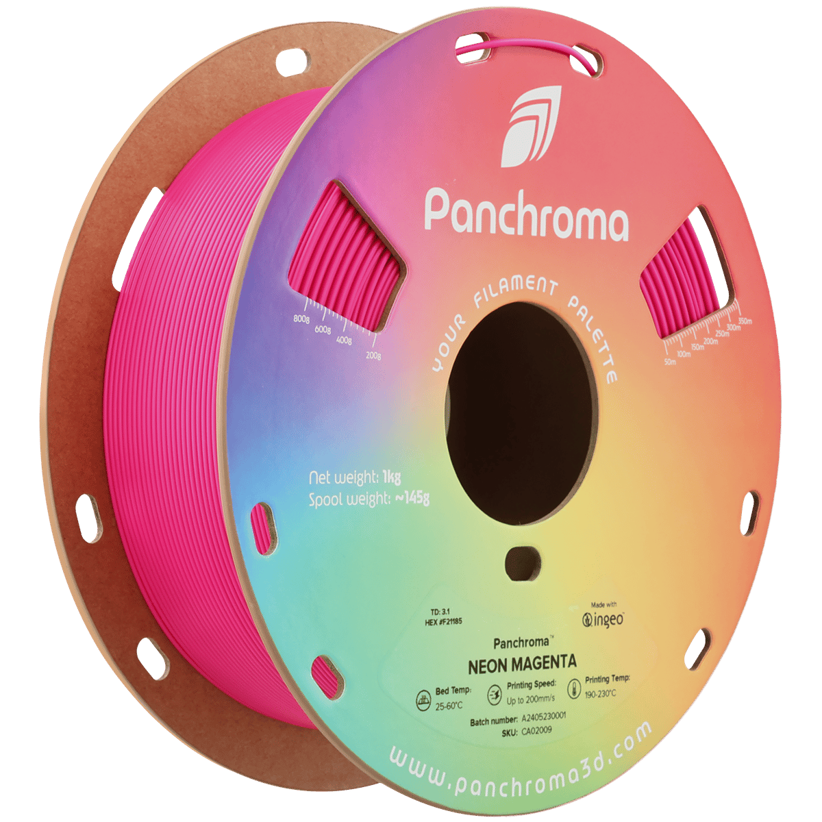 Panchroma PLA Filament Neon Macenta - 1 kg 1.75mm