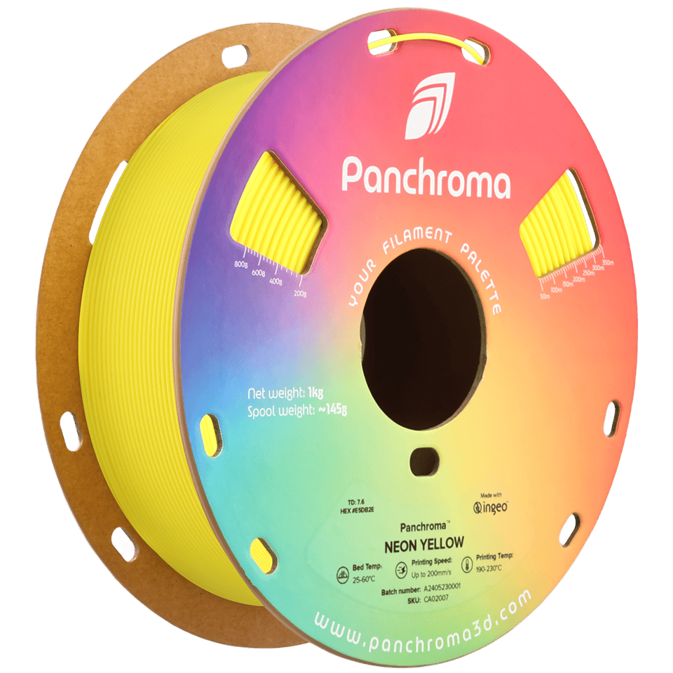 Panchroma PLA Filament Neon Sarı - 1 kg 1.75mm