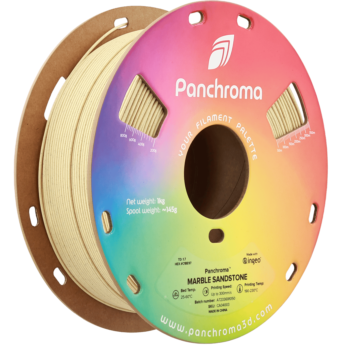 Panchroma PLA Marble Filament Kumtaşı - 1 kg 1.75mm
