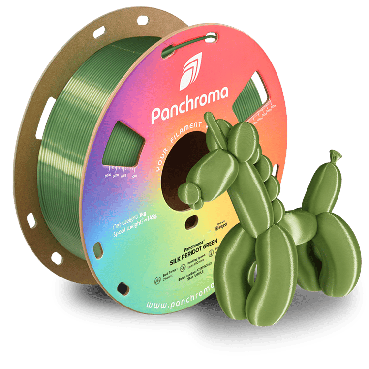 Panchroma Silk PLA Filament Peridot Yeşil