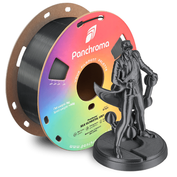 Panchroma Silk PLA Filament Silah Metal Gri