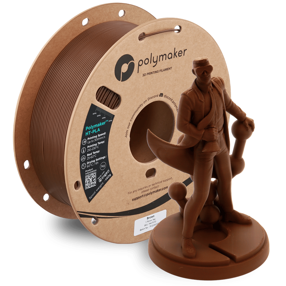 Polymaker HT-PLA Filament Kahverengi
