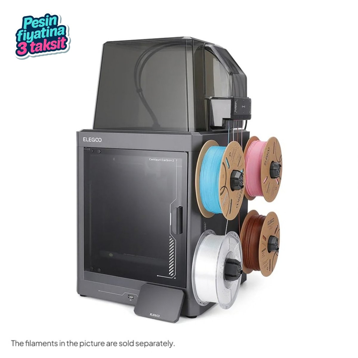 Elegoo Centauri Carbon 2 Combo 3D Yazıcı - Stoktan Teslim