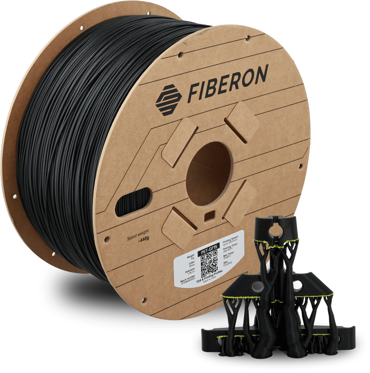 Fiberon PET-GF15 Siyah 3 KG 