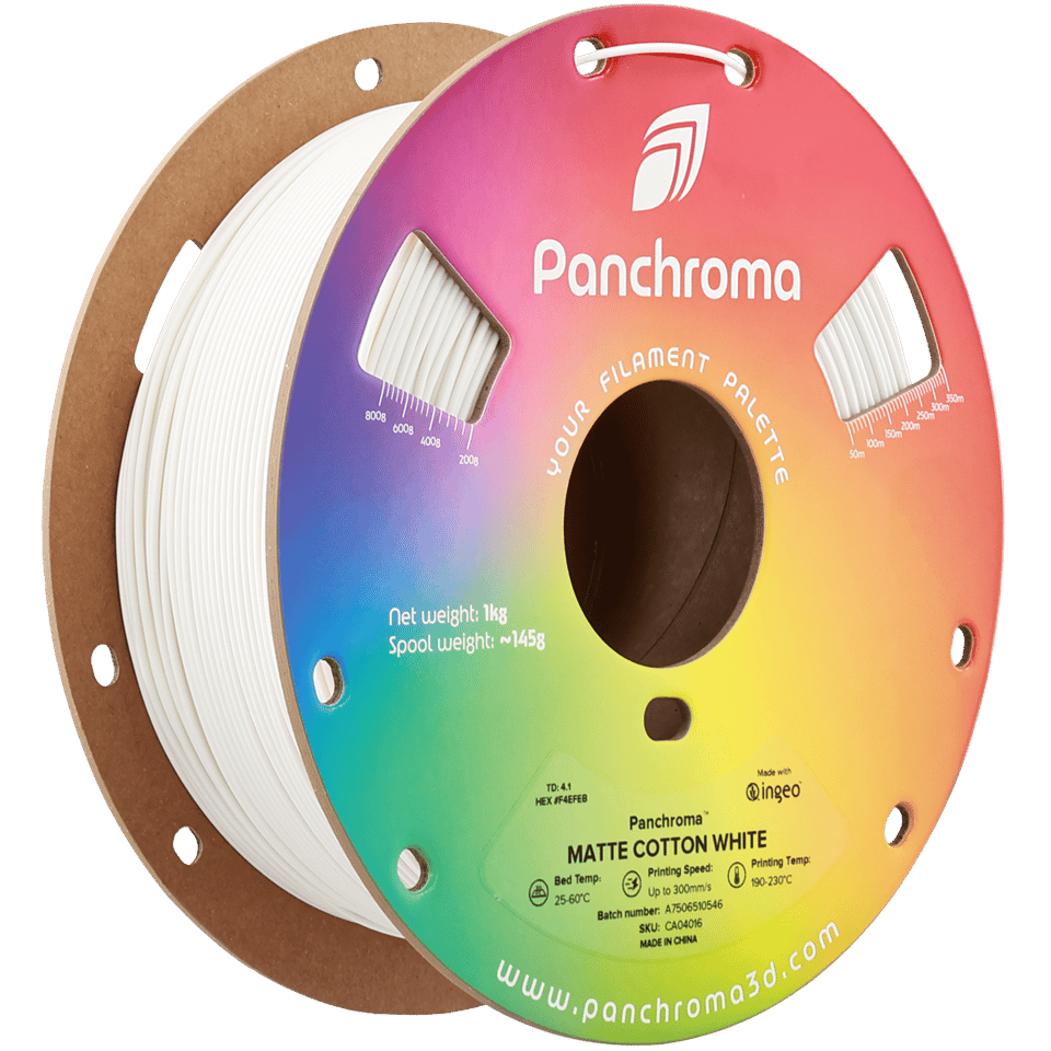 Panchroma PLA Filament Mat Pamuk Beyaz – 1 kg 1.75mm