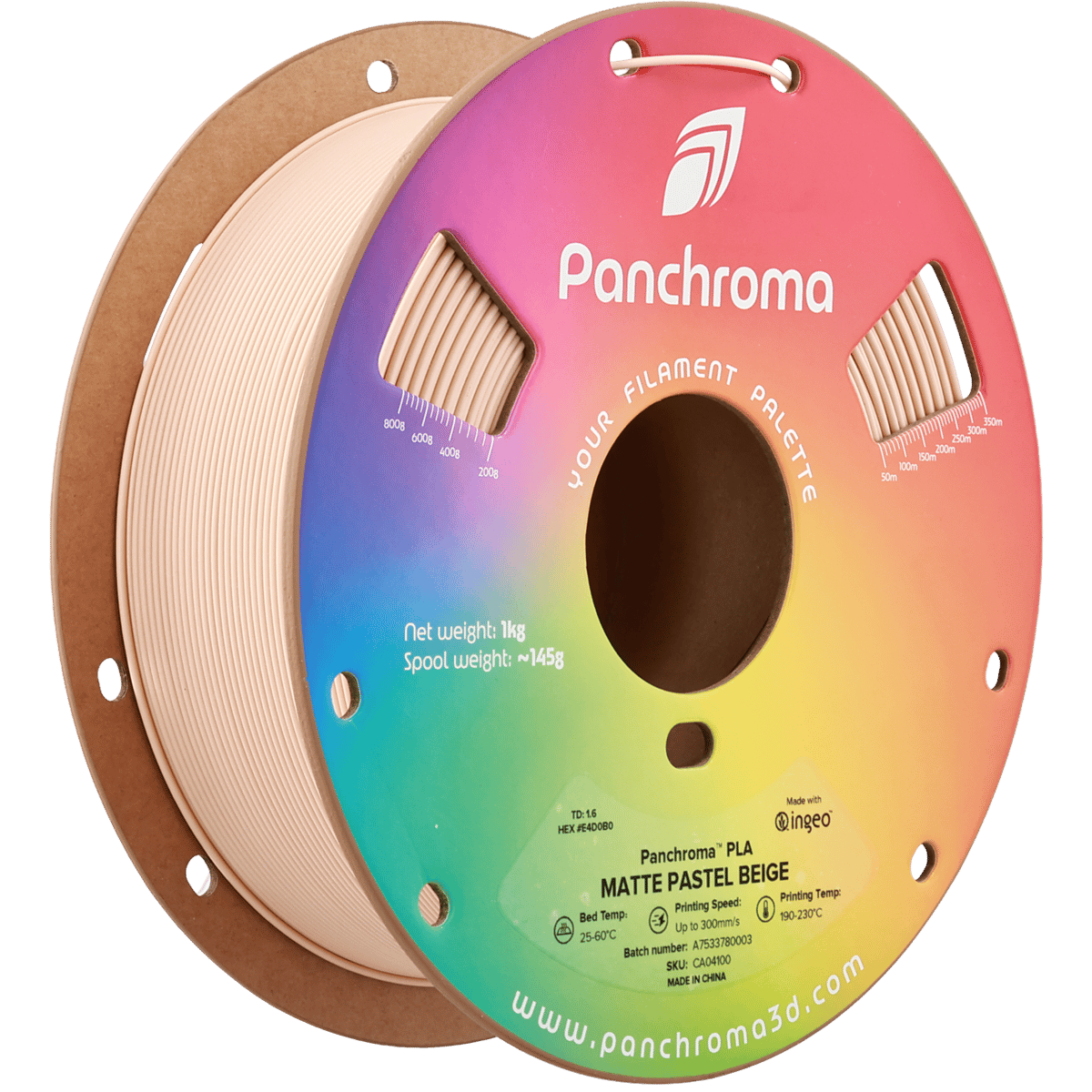 Panchroma PLA Filament Mat Pastel Bej – 1 kg 1.75mm