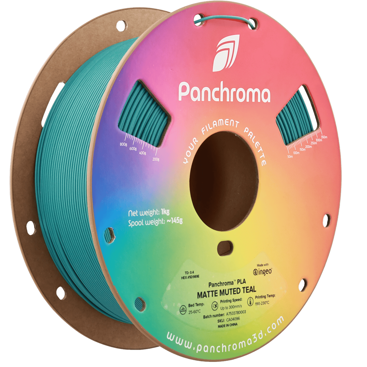 Panchroma PLA Filament Mat Yumuşak Camgöbeği – 1 kg 1.75mm
